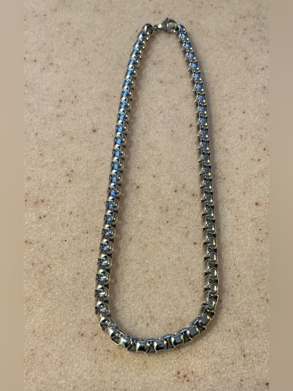 Sterling-Style Silver Chain Necklace - Polished Women's Jewelry